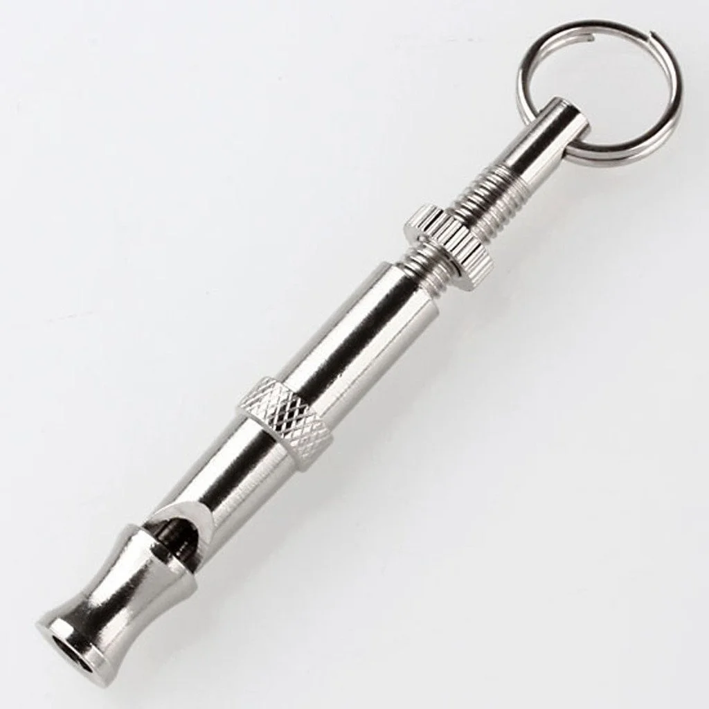 Регулируемый свисток из нержавеющей стали для дрессировки собак