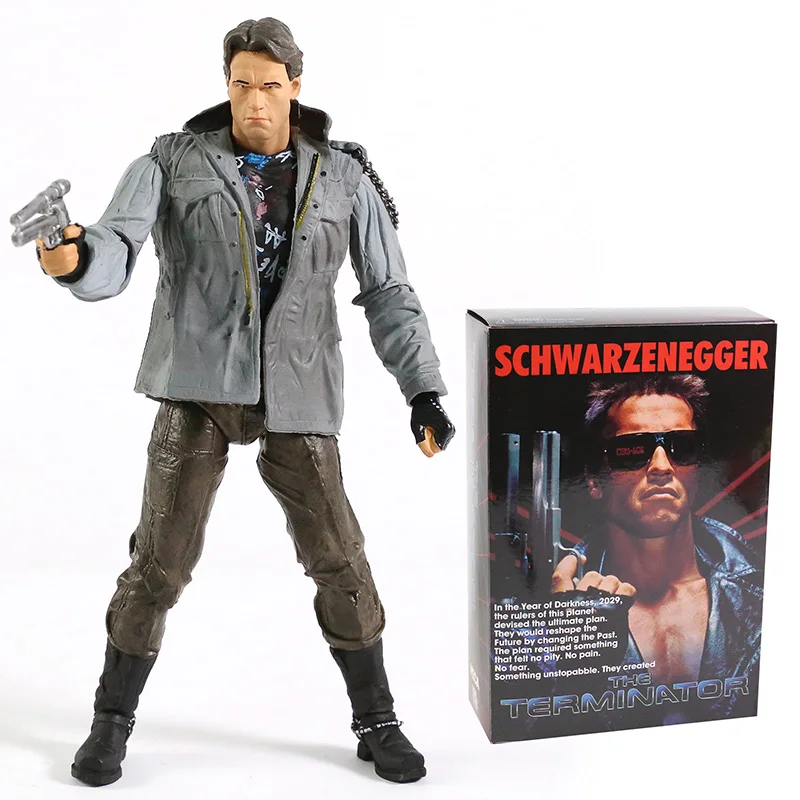 

Фигурка NECA Terminator 2 Ultimate T-800 7 дюймов в масштабе официальная Новинка Tech Noir