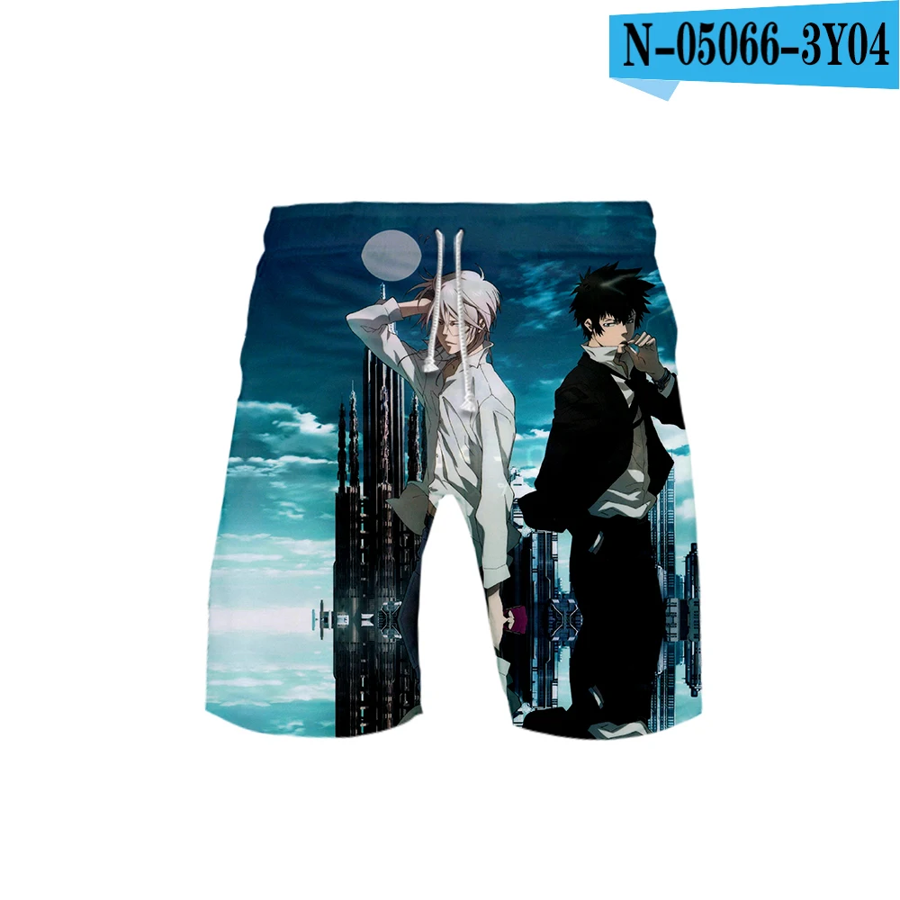 Psycho-Pass 3D Beach Shorts Man Exclusive Fashion Summer Casual Shorts Fashion Hip Hop Short 3D Pants Beach Wear 6XL - Цвет: 10