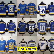 Детский молодежный свитер с изображением св. Луиса, Тарасенко, биннингтона, Райана О 'Рейли, Alex Pietrangelo Colton Parayko Jaden Schwartz