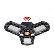 E27 Светодиодный светильник 60 Вт 6000лм высокой интенсивности радар деформируемая лампа SMD2835 AC85-265V для парковки промышленного склада светодиодный светильник