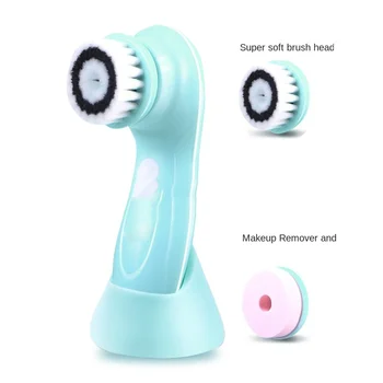 

Facial Cleansing Brush Electric Deep Cleansing Face Cleansing Brush USB Rechargeable Waterproof Skin Pore Cleaner Wash Massager