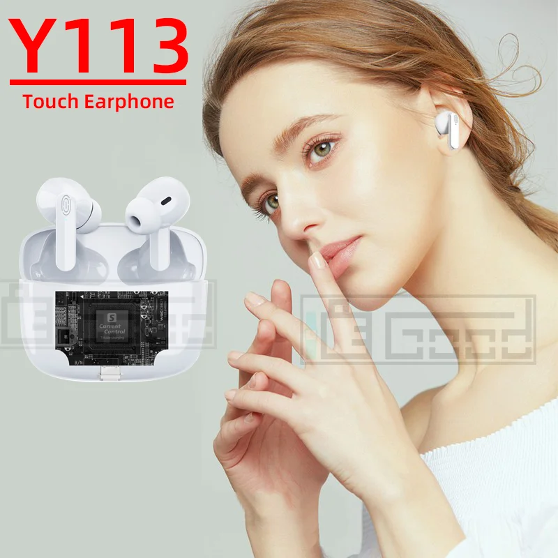 2021 Y113 беспроводные наушники-вкладыши Bluetooth наушники tws HIFI управление музыкой