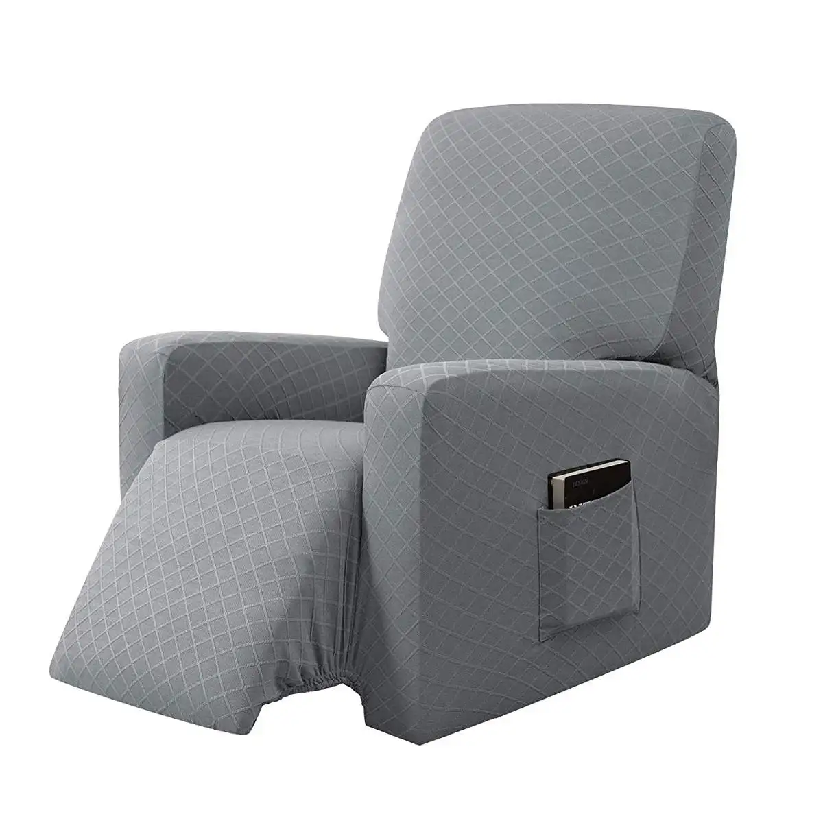 Stretch Elastic Recliner Sofa Cover Non Slip Removable And Washable Electric Armchair Cover Recliner Chair Slipcover