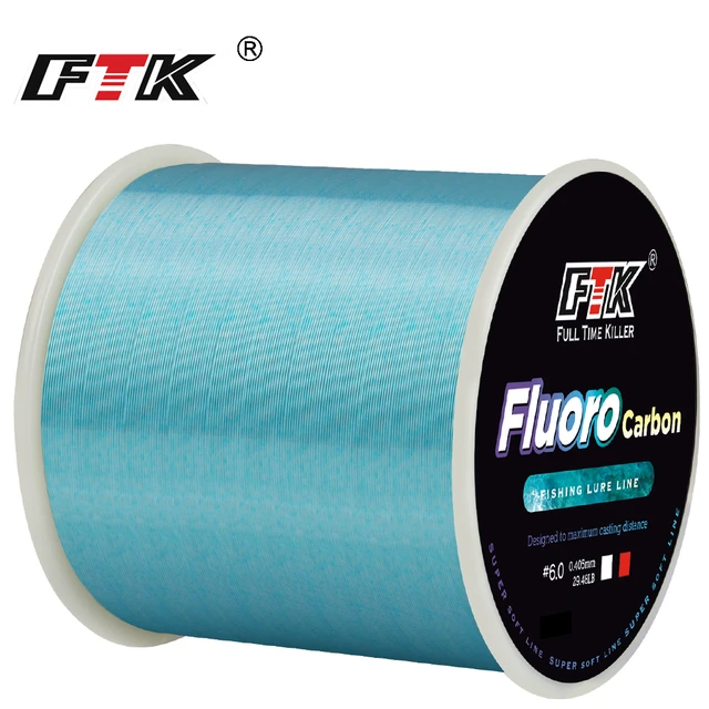 FTK 100m/300m Fishing Line 0.14mm-0.5m 4.13LB-34.32LB Super Nylon Molecule  Fluorocarbon Coating Treatment Process Carbon Surface - AliExpress