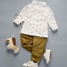 Комплект одежды для мальчиков, осенне-зимняя одежда для мальчиков, комплект из 2 предметов, детская одежда, спортивный костюм для От 1 до 5 лет