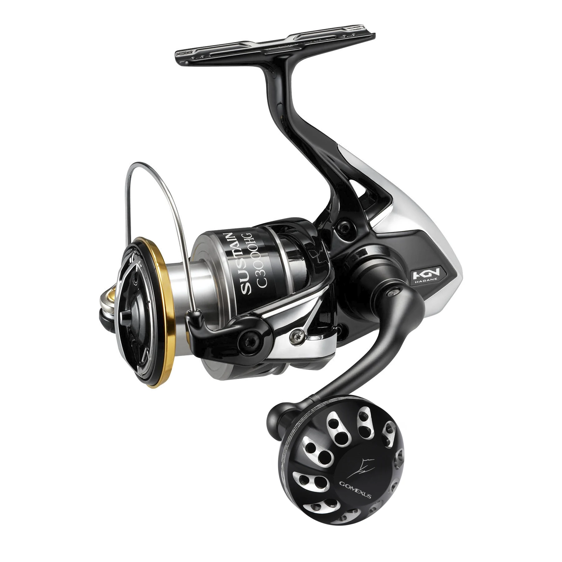 Gomexus катушка ручка безынерционная катушка для Shimano Sustain FG FI Caldia Direct Daiwa BG Penn Spinfisher 1000-4000 дрель 38 мм