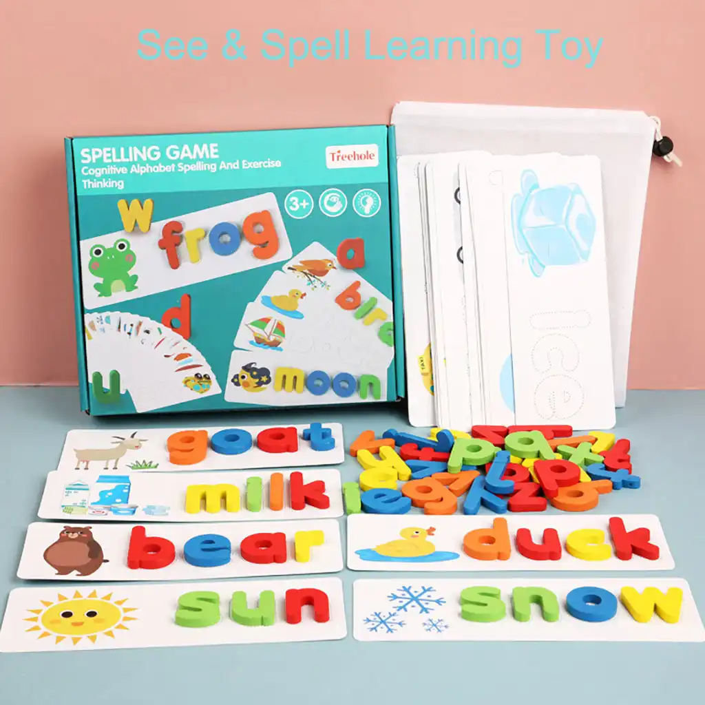 see & spell learning toy