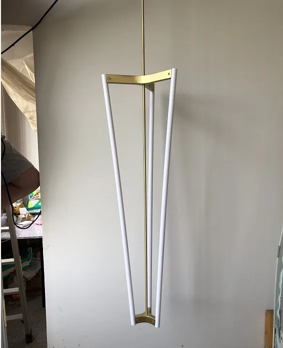 Advanced luminous tube Anastassiades Tube personalized sales office model room bedroom chandelier led