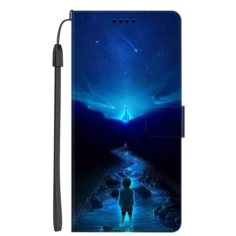 Premium Wallet Phone Case with Magnetic Closure - Elegant Flip Leather Cover with Card Slots and Holder