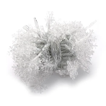 

Christmas Snowflakes Led String Fairy Light Party Wedding Garden Garland Decoration Battery USB Powered