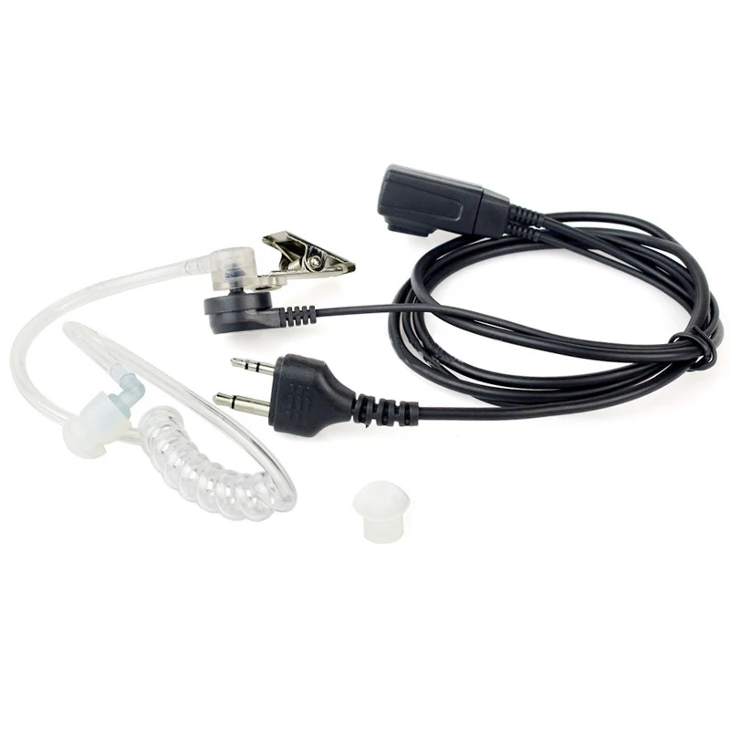 Air Acoustic Tube Earbud Earpiece Earphone Mic for Midland Walkie Talkie Alan GXT G6 G7 G8 G9 75-810 GXT650 LXT80 Radio Headset