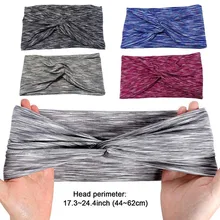 Высококачественная Женская эластичная повязка на голову, Мягкая повязка на голову для повседневного спорта, фитнеса, кемпинга, экипировки, походные аксессуары