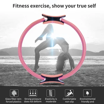 

Yoga Fitness Magic Ring Women Workout Gym Home Professional Training Muscle Pilates Circle Accessories Exercise Sport Resistance