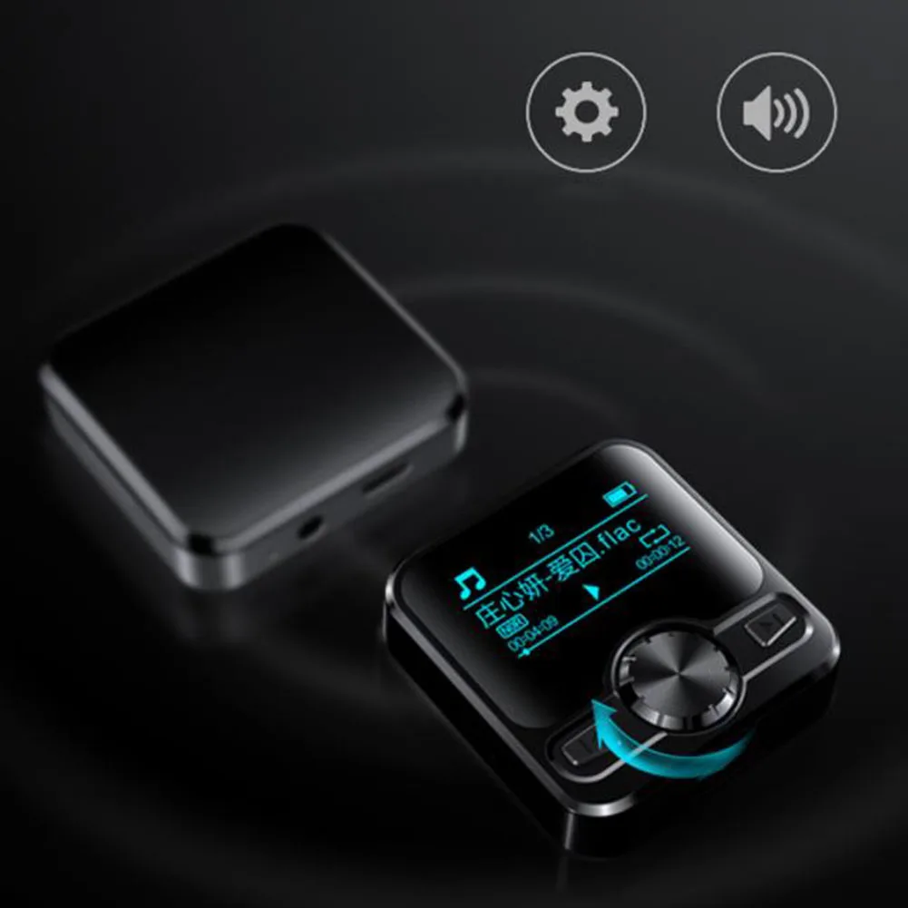 8 ГБ Цифровой дисплей Bluetooth MP3 Электронная книга музыкальный плеер fm-радио с наушником беспроводной usb зарядка металлический корпус диктофон