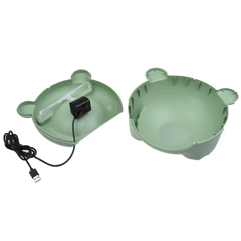 Pet USB Автоматический фонтан воды кошка питьевой Электрический котенок диспенсер воды, обеспечивающий струящаяся вода