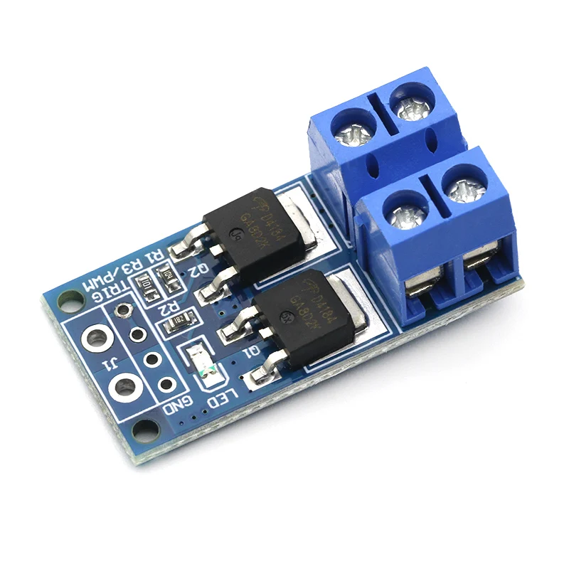 10 Stück Blau 15A 400W 5V-36V MOS-Triggerschalter Treibermodul FET PWM-Regler