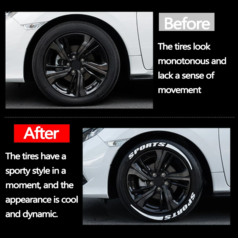 

Reflective Auto Car Tires Wheel Stickers For Audi a3 a4 b6 b8 b7 b5 a6 Volkswagen VW Polo Golf 4 5 7 6 Car Tyre Rim Accessories