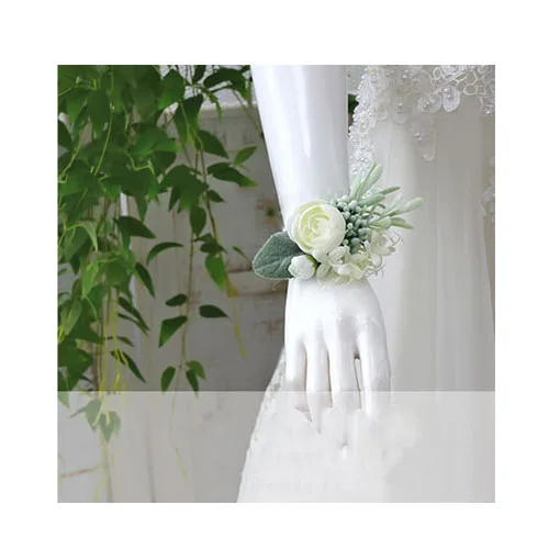 4      30054      wedding wrist corsage Bracelet  (4)