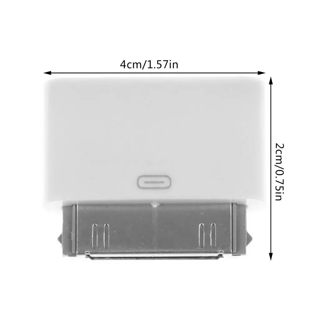 8 Pin Женский до 30 Pin Мужской разъем адаптера для iPhone 4S для iPad 3 для iPod Touch 4