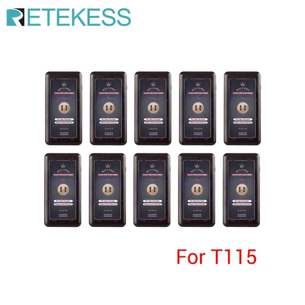 10 шт. пейджер приемники для Retekess T115 ресторан Беспроводная система вызова