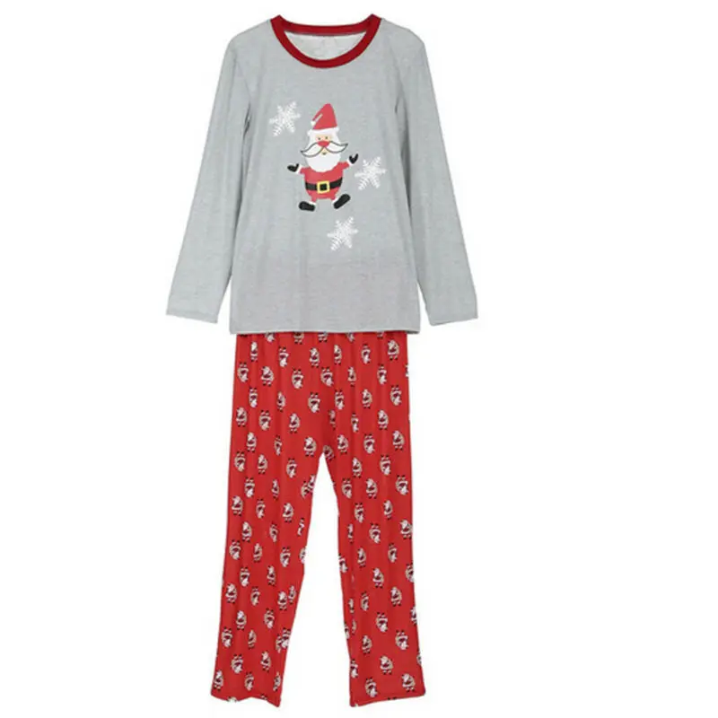 S-3XL; Семейные рождественские пижамы с Санта-Клаусом для взрослых, женщин и детей; Семейные комплекты; одежда для сна; Семейные пижамы
