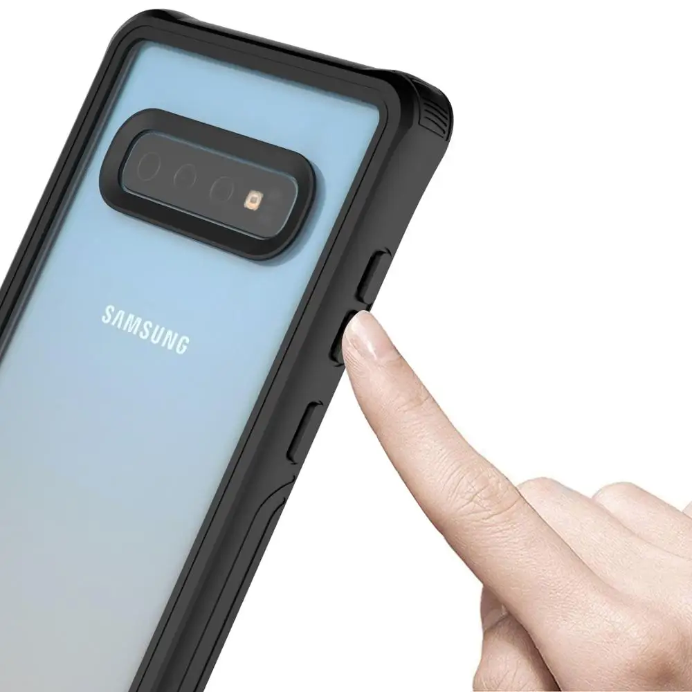 360 полная защита противоударный чехол для samsung Galaxy S8 S9 S10 Plus телефон оболочка экран-Встроенный чехол для samsung Note 10 Pro