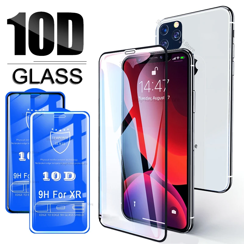 

10D Film For iPhone 11 Pro 11Pro XS Max X XR Screen Protector Protective Glass For iPhone11 Pro Max Full Cover Tempered Glass