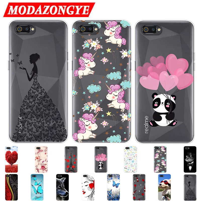 Realme C2 Case OPPO Realme C2 Case Silicone TPU Protective Cute Cover Soft Phone Case For OPPO Realme C2 C 2 RealmeC2 Case