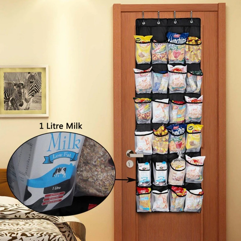 

Large Capacity Foldable Wallmounted Shoes Bags 24 Grid Multipurpose Storage Hanging Bag DoorHanging Closet Organizer Storage Bag