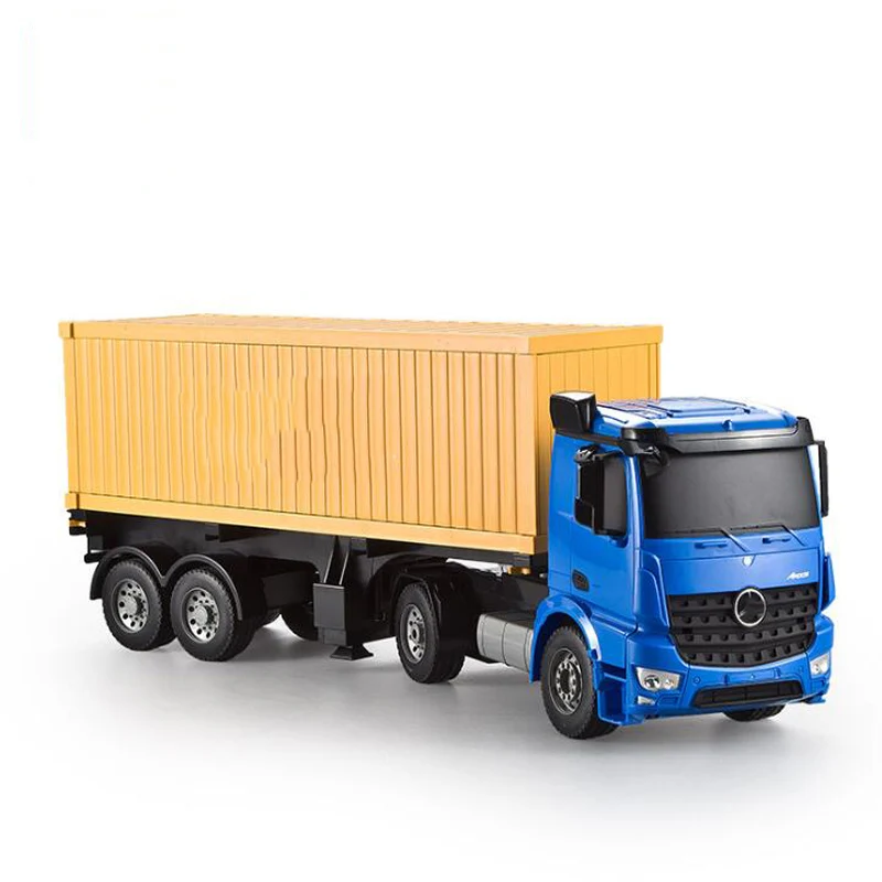 2.4GHZ Remote Control Toy Container Container Big Truck Model Transport Vehicle Charging Dynamic Remote Control Toy 1:20