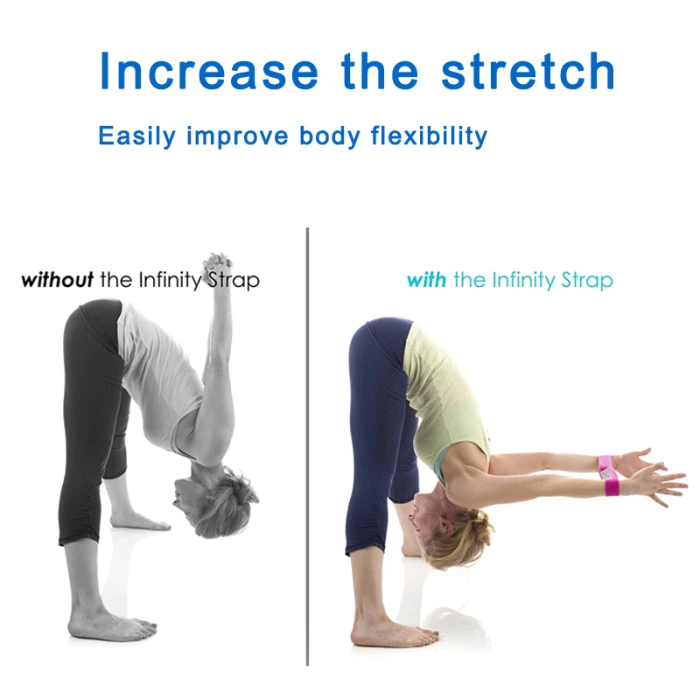 Пояс для йоги эластичная резинка для упражнений для домашнего фитнеса LMH66