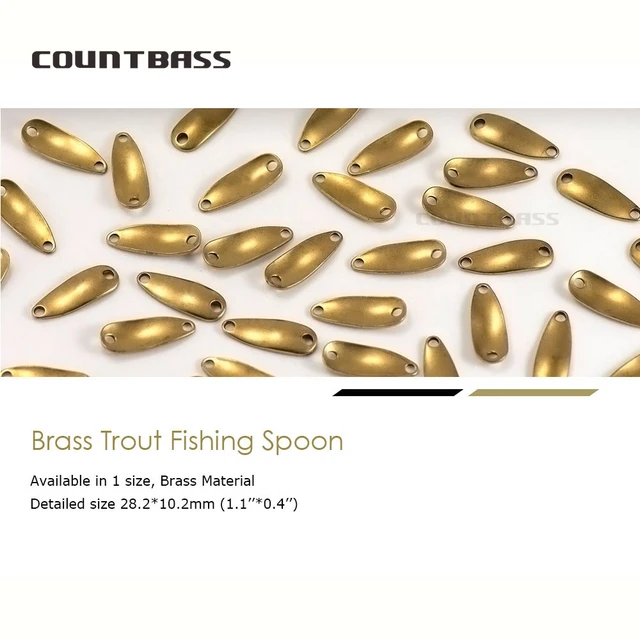 Brass Fishing Spoon Blanks, Brass Lure Baits