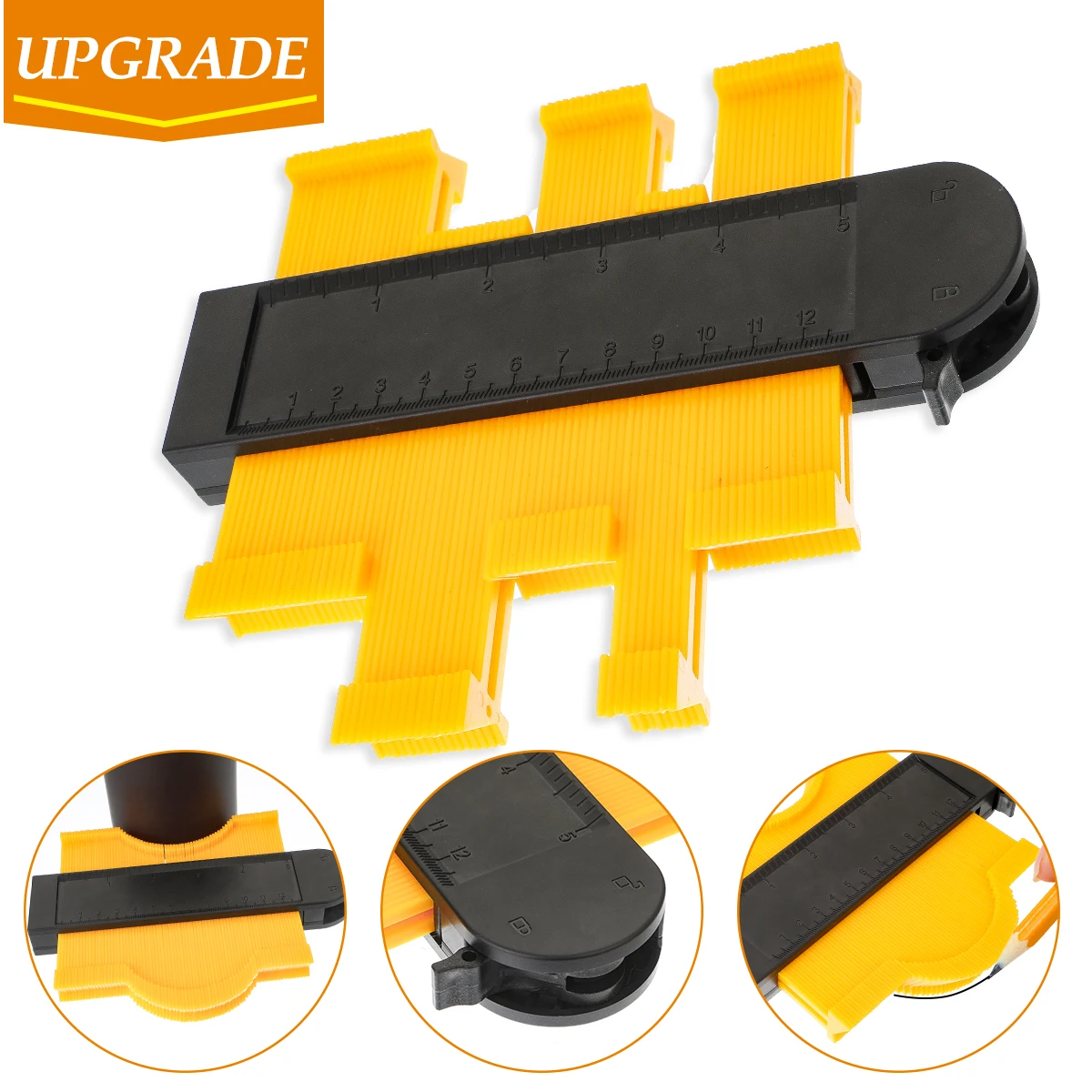 

12/14/25 Wood Marking Tool Tiling Laminate Tiles dropping Contour Gauge Plastic Profile Copy Contour Gauges Standard