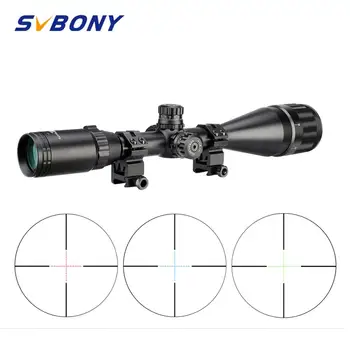 

SVBONY 4-16x50 AO Rifle Scope Cross Sight Green Red Illuminated Tactical Optic Riflescope Hunting Sniper Airsoft Guns Air SV173