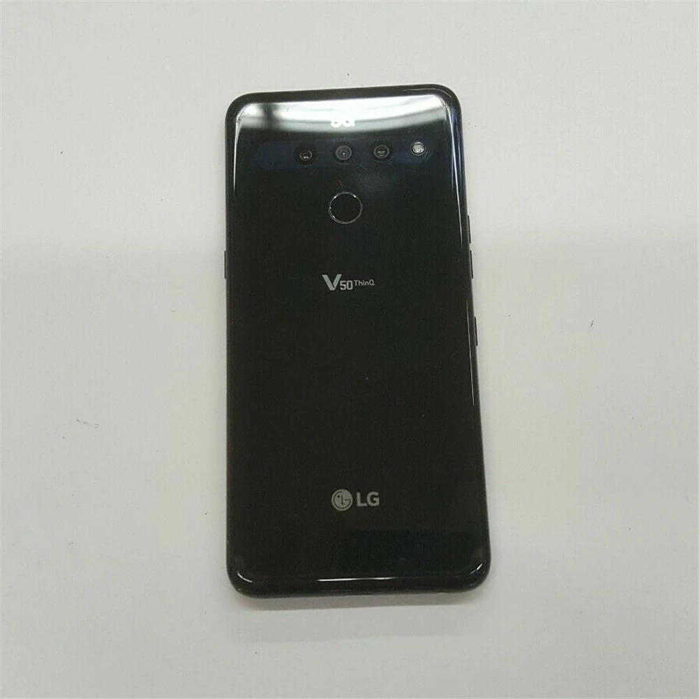 LG V50 ThinQ V500N Original Unlocked LTE NFC Android Phone Snapdragon 855 Octa Core 6.4" Triple Cameras 6GB&128GB Fingerprint buy refurbished iphone
