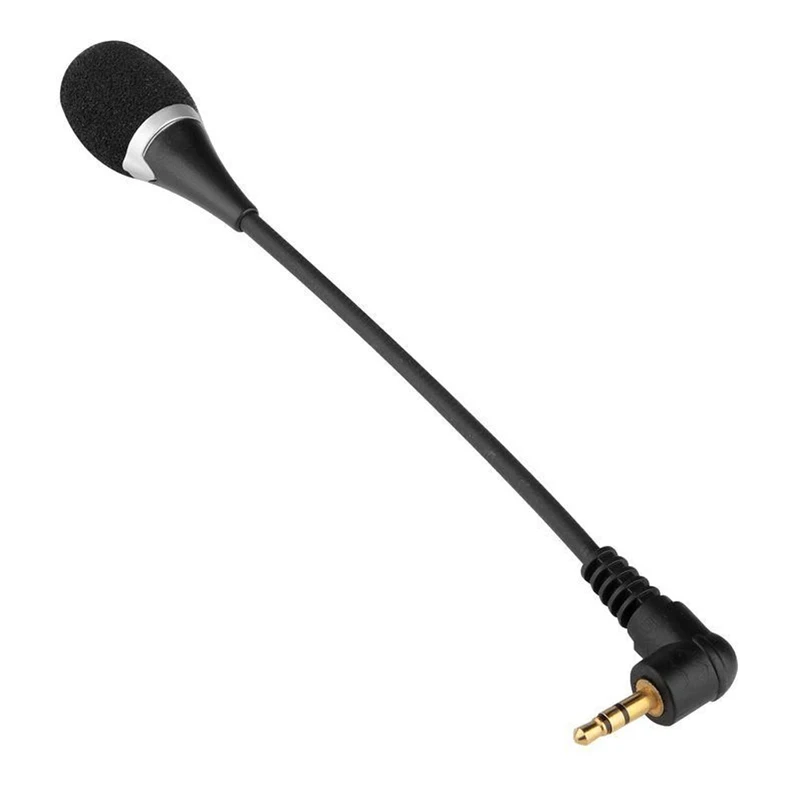 

Mini 3.5mm Jack Flexible Capacitance Microphone Plug Wired Audio Mic for Mobile Phone PC Laptop Notebook Tablet PC Skype