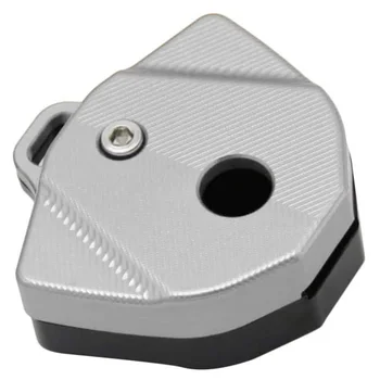 

Motorcycle Key Case Shell Decorative Protector for BMW R1200GS R1250GS F750GS F850GS C400X S1000XR S1000RR(Silver)