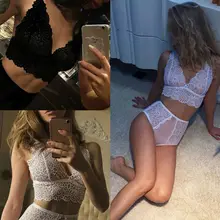 Женские сексуальные цветочные кружева бюстгалтер обивка топ нижнее белье девушки Кружева Перспектива дышащая одежда для сна бюстгальтер