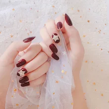 Бесплатный ношение съемной маникюрной готовой продукции маникюрный наконечник для ногтей чехол для ногтей может наклеить деформируемую палочка для вина Completel