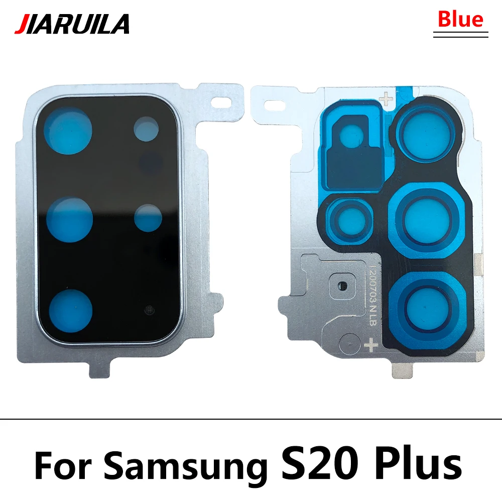 Premium Rear Camera Glass Lens Frame Holder with Adhesive Backing