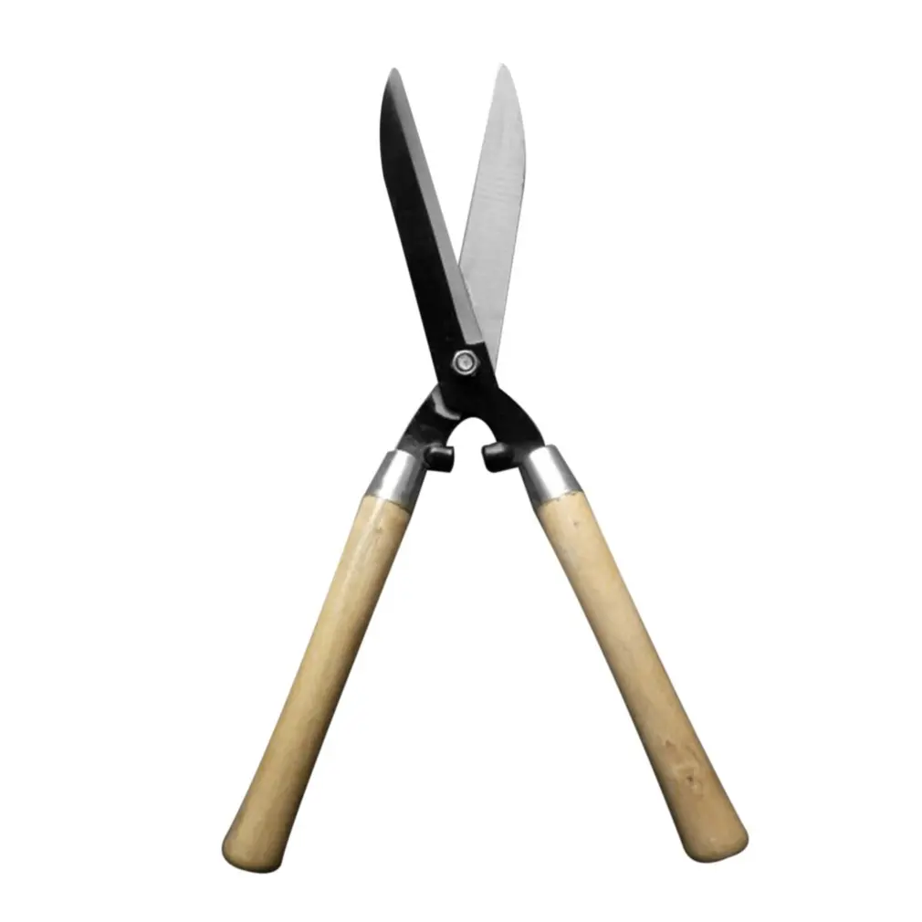 

Professional Pruning Scissors Hedge Shears Clippers with Long Wooden Handle for Garden Shears Shimming Shaping