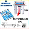 Hogar 100 GPD RO Membrana de ósmosis inversa, sistema de reemplazo de agua, purificación de filtro de agua, filtración de agua, reducción de bacterias, cocina ► Foto 2/6