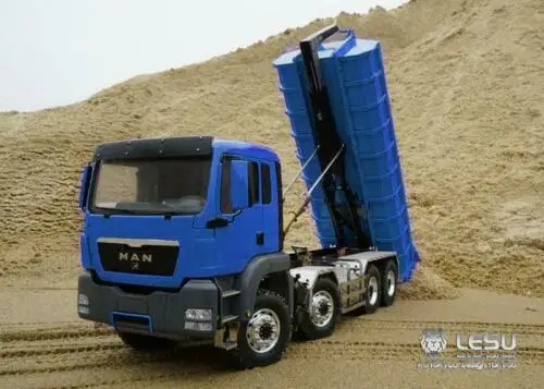 1/14 распродажа LESU MAN TGS 8*8 Dumper Truck RC гидравлический подъемный рулон вкл/выкл с