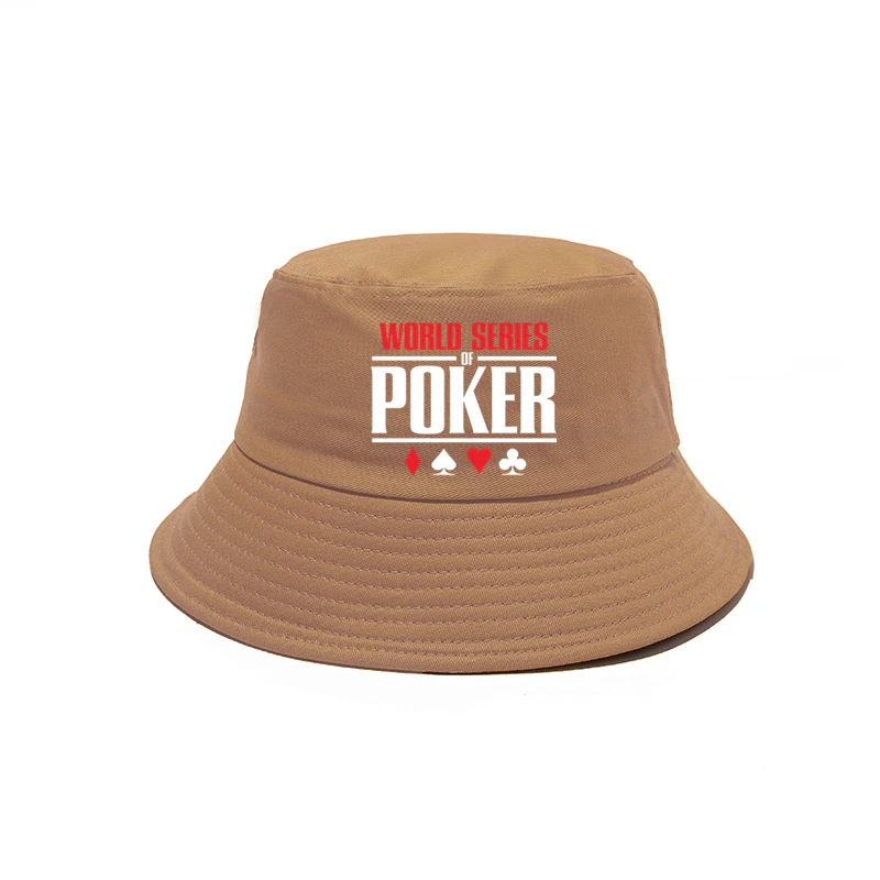 Poker Bucket Hats Fashion Cool Caps 