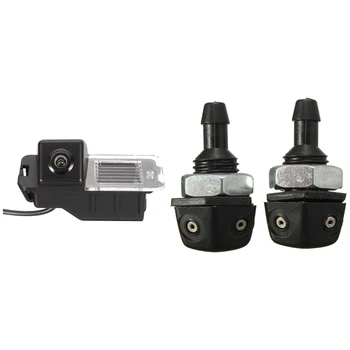 

2 Set Car Accessories: 1 Set Front Window Windshield Sprayer Nozzle & 1 Set Car Reversing Parking Rear View Camera
