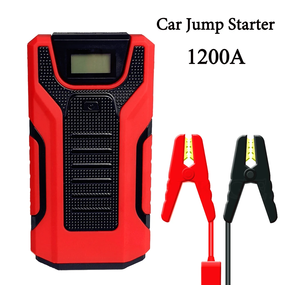 Comprar 1200A de alta capacidad 16000mAh 12V arranque portátil dispositivo de inicio cargador de coche para batería de coche