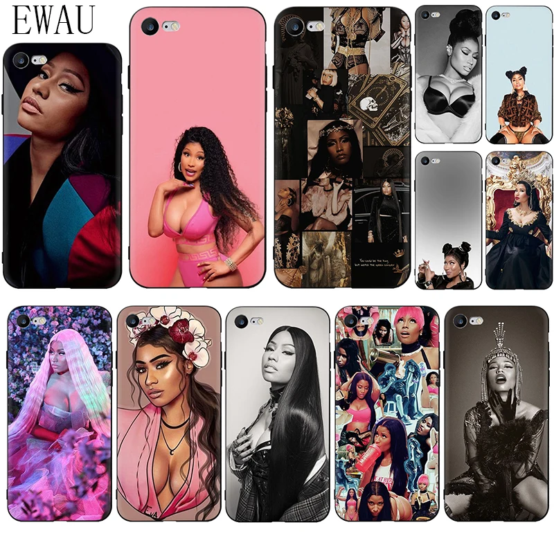 EWAU Queen Nicki Minaj Soft Silicone phone case for iphone 12 Mini X XR XS 11 Pro Max SE 2020 5 5s 6 6s 7 8 plus | Мобильные