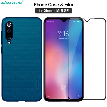 

Nillkin for Xiaomi Mi 9 SE Case 9SE Frosted Shield Cover + Amazing CP+PRO Full Cover Tempered Glass for Xiaomi Mi9 SE Film