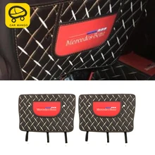 Карманго для Mercedes Benz C Class W205- защита на заднюю часть сиденья автомобиля кожаный анти-удар коврик аксессуары для интерьера